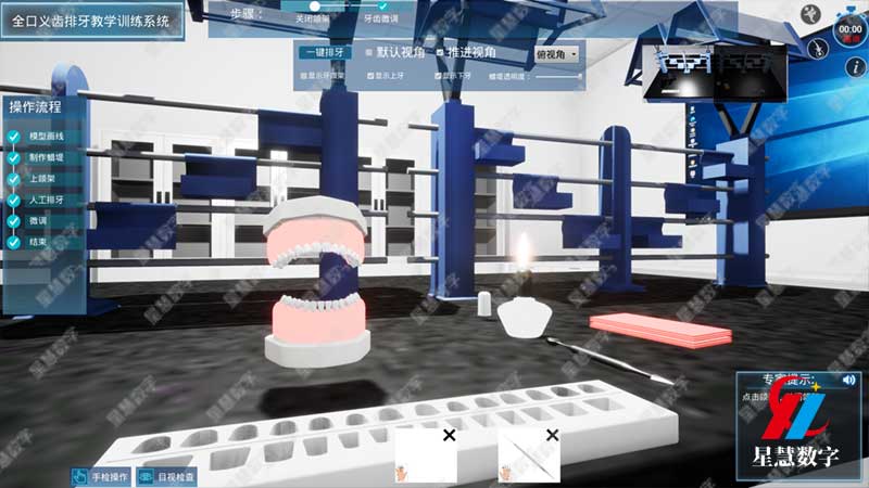 全口义齿排牙教学训练系统 全口义齿排牙教学训练系统